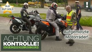 KEINE Ausreden 🏍️ Illegal frisierte Motorräder Old But Gold Achtung Kontrolle  Kabel Eins [upl. by Isidore]