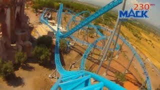 The Storm  New coaster for Etnaland in 2013 construction front seat POV [upl. by Akirre]