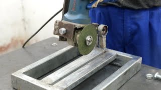 DIY Amazing How To Support Large Angle Grinder and Metal Cutting Saw Holders [upl. by Jodoin]