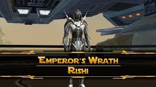 SWTOR  Shadow of Revan  Welcome to Rishi Emperors Wrath [upl. by Jillian]