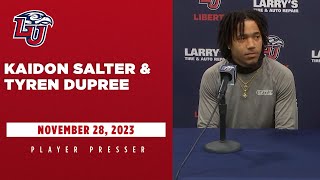 Kaidon Salter amp Tyren Dupree Talk About Preparing For The CUSA Championship Game [upl. by Llenet]