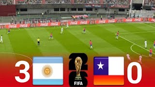 ARGENTINA vs CHILE 30  FIFA World Cup 2026 Qualification  Match Highlights [upl. by Nananne980]