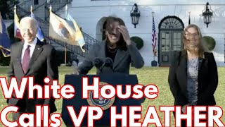 PRESIDENCY IN TURMOIL The White House Introduces Kamala Harris as Heather Kurtenbach [upl. by Jolanta]