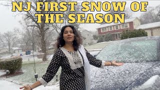 First Snow of the Season New Jersey USA  enjoy the beauty [upl. by Otsenre]