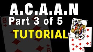 Virtual ACAAN and Stephen Tucker Acaan Tutorial 2018 Part 3 of 5 Magic [upl. by Billat]