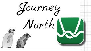 Journey North FINALIST  My Animation for Desmos Art Contest 2023 [upl. by Hnah164]