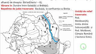 BAC 2024  România  Râuri Apele curgătoare și reședințele de județ traversate20 Argeșul [upl. by Arnst231]