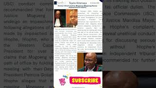 Former Chief Justice Mogoeng Mogoeng Faces Impeachment Inquiry [upl. by Antonio]