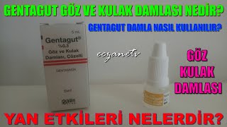 Gentagut Göz Kulak Damlası NedirGentagut Damlanın Yan Etkisi NedirGentagut Damla Nasıl Kullanılır [upl. by Nnaael]