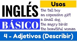 Adjetivos en inglés pronunciación y significado para describir personas y cosas  Lección 4 de 15 [upl. by Annaed989]