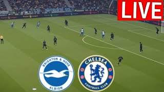 🔴 LIVE  Brighton vs Chelsea  Premier League 2324  Full Match Pes 21 Video Simulation Game [upl. by Brandie]