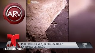 Abren supuesta tumba de Jesús en Jerusalén  Al Rojo Vivo  Telemundo [upl. by Mongeau]