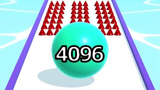 Ball Run 2048  All Levels Gameplay Android iOS  Levels 870 [upl. by Brana46]