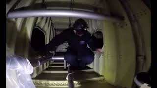 Airplane Fuel Tank Inspction The Most Claustrophobic Job in the World aviation [upl. by Felix]