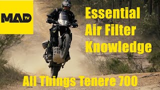 Yamaha Tenere 700  Essential Air Filter Knowledge [upl. by Heisser]