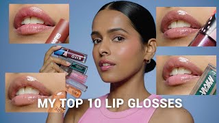 My top 10 Lip Glosses Balms amp Oils  Starting Rs149✨ [upl. by Hluchy]