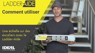 Comment utiliser une échelle sur des escaliers avec le LadderAide [upl. by Lajes]