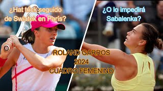 Análisis sorteo cuadro femenino Roland Garros 2024 [upl. by Margalit]