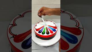 Multi Colour Chocolate Cake Decorating New Cake video shorts short trending viralvideo funny [upl. by Akemed]