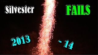 Silvester FAILS 201314  vuurwerk fail compilatie  firework fails [upl. by Georgia]