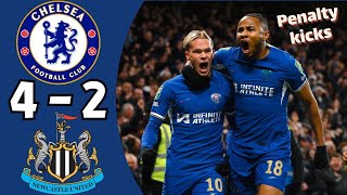 Chelsea vs Newcastle United  Highlights  Carabao Cup 2023  Penalty kicks 42 [upl. by Hauck591]