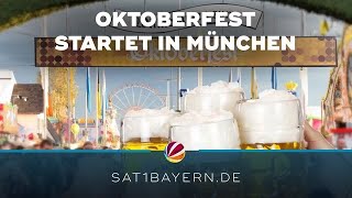 Oktoberfest 2024 startet in München Erste Maß geht an Söder [upl. by Assirrac]