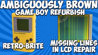 I RetroBrite and Refurbish a 5 Game Boy  Ambiguously Brown [upl. by Ainimreh503]