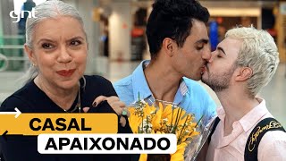 Astrid flagra o reencontro de dois apaixonados 💕🏳️‍🌈  Chegadas e Partidas  GNT [upl. by Minor100]