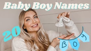 Baby Boy Names We Loved  20 Unique amp Popular Baby Boy Names  Boy Names UK 2023  Origins amp Meaning [upl. by Attoynek]