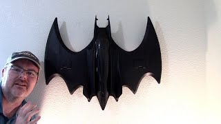 39 Giant Batman Batwing and Figure How to Wall Mount Target Exclusive by Spin Master [upl. by Zile]