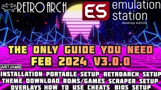 Update Pinned EmulationStation DE v300 Setup Guide 2024 emulationstation emulator frontend [upl. by Nnazus746]