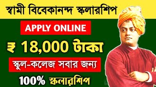 স্বামী বিবেকানন্দ স্কলারশিপ ২০২৪২৫  swami vivekananda scholarship 202425  svmcm scholarship [upl. by Nylleoj555]