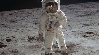 Relive Apollo 11 Watch Neil and Buzz walk on moon in restored footage [upl. by Ahsitauq696]