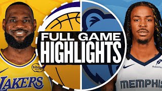 LAKERS at GRIZZLIES  FULL GAME HIGHLIGHTS  November 6 2024 [upl. by Neelrac]