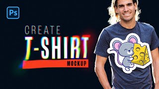 How to Create a TShirt Mockup with Photoshop [upl. by Terryn622]