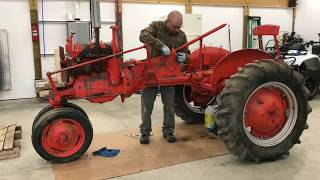 Allis Chalmers C Restoration Time Lapse Part 1 [upl. by Hartfield]