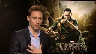 Tom Hiddleston Talks THOR 2 His Popularity Online Solo LOKI Movie CRIMSON PEAK and More [upl. by Eniffit]