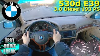 2003 BMW 530d E39 Automatic 193 PS TOP SPEED AUTOBAHN DRIVE POV [upl. by Farlie]