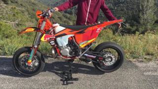 2017 KTM EXC 300 Supermoto [upl. by Uohk]