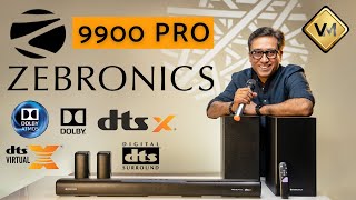 Zebronics 9900 Pro Dolby Atmos Soundbar  524 Home Theatre  Zebronics 9900 Soundbar [upl. by Sirroned]