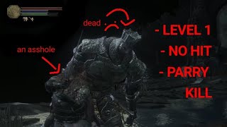 SL1 Champion Gundyr No Hit Parry Kill [upl. by Thisbee]