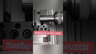 Knurling Part Processing shortsfeed cnc cncmachine mechanical machine engineering shorts [upl. by Annadiana]