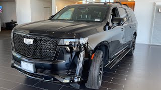 2024 Cadillac Escalade Sport platinum ESV  Luxury SUV all Black cadillac escalade automobile [upl. by Fagen77]