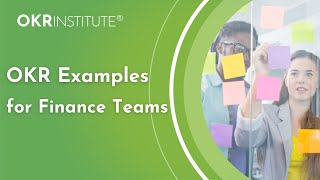 OKRs for Finance Teams [upl. by Ycam]