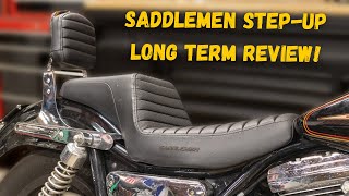 Saddlemen Step up Seat REVIEW  Harley Davidson FXR [upl. by Leonore]