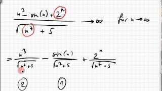 19B2 Grenzwertbetrachtung mit Bruch und Wurzel [upl. by Nilpik]