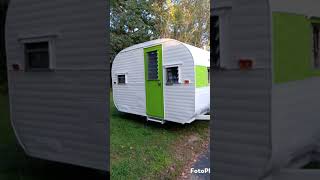 Vintage Camper Reno vintage camper renovation rv tinyhome retro glamping restoration [upl. by Dorthy]