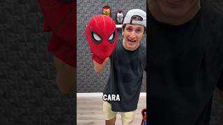 MASCARA DE SPIDERMAN BARATA VS CARA  😱 [upl. by Nosinned]