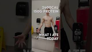 What I ate to lose weight today  High protein weightloss diet fitness motivation weightloss [upl. by Aret570]