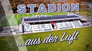 STADION VELBERT NRWs neuster Ground  Stadien aus der Luft Wuppertaler SV 2023 [upl. by Ecnerol]